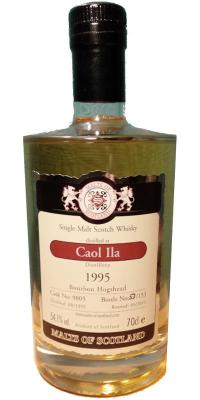 Caol Ila 1995 MoS Bourbon Hogshead #9805 54.1% 700ml