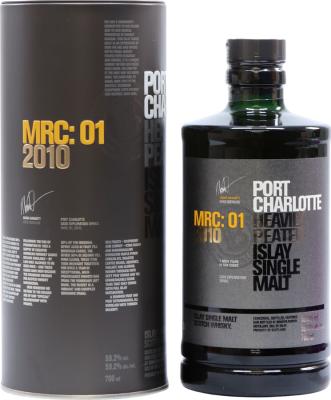 Port Charlotte MRC: 01 2010 Cask Exploration Series 7yo Ex-Wine Casks from Bordeaux 59.2% 700ml