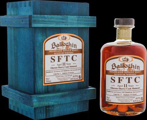 Ballechin 2007 SFTC Oloroso Sherry Cask Matured #17 60.4% 500ml