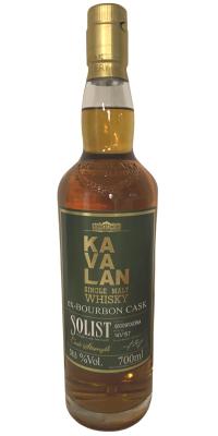 Kavalan Solist ex-Bourbon Cask B100910036A 58.6% 700ml