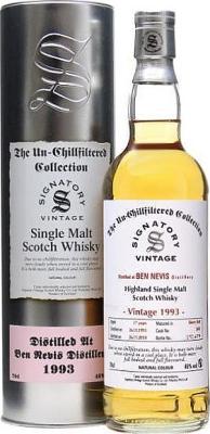 Ben Nevis 1993 SV The Un-Chillfiltered Collection Sherry Butt #2693 46% 700ml