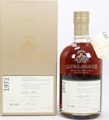 Glenglassaugh 1972 Rare Cask Release Batch 1 41yo Refill Sherry Butt #2114 50.6% 700ml