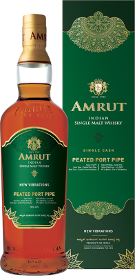 Amrut 2015 Peated Port Pipe LMDW 60% 700ml