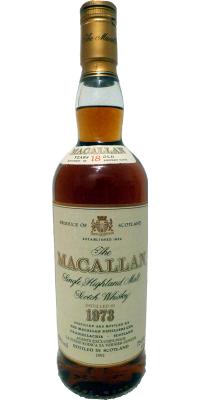 Macallan 1973 Vintage Sherry Wood Rodica SA Vernier-Geneve 43% 750ml