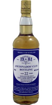 Dailuaine 1988 D&M Aficionados Club 3548 48.5% 750ml