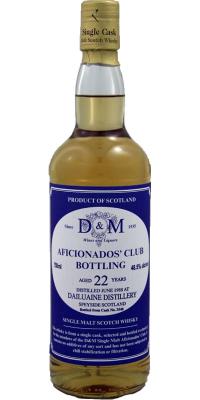 Dailuaine 1988 D&M Aficionados Club 3548 48.5% 750ml