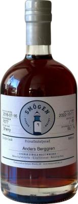 Smogen 2016 Privatbuteljerad Sherry Anders Berggren 59.1% 500ml