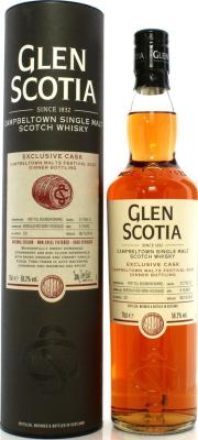 Glen Scotia 2016 Exclusive Cask 1st Fill B. Barrel Bordeaux Red Wine Finish Campbeltown Malts Festival 2023 Dinner 58.2% 700ml