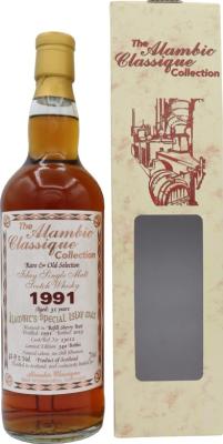 Special Islay Malt 1991 AC Rare & Old Selection Refill Sherry Butt 41.9% 700ml