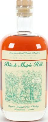 Black Maple Hill Oregon Straight Rye Whisky Small Batch Limited Edition New American Oak 47.5% 750ml