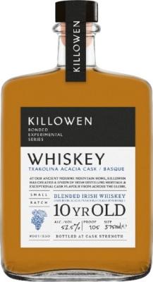 Killowen 10yo KD Experimental Series Txakolina Acacia US Market 52.5% 375ml