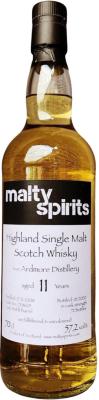 Ardmore 2008 MltS Refill Barrel #708629 www.maltyspirits.com 57.2% 700ml