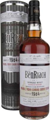 BenRiach 1984 Peated Single Cask Bottling Batch 9 #1052 50.7% 700ml