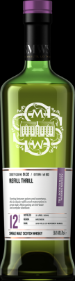 Dufftown 2009 SMWS 91.32 Refill thrill 2nd Fill Ex-Bourbon Barrel 56.4% 750ml