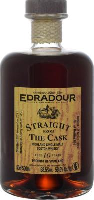 Edradour 2011 Sherry Butt 58.5% 500ml