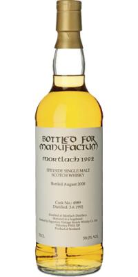 Mortlach 1992 SV Bottled for Manufactum #4989 59% 700ml