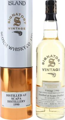 Scapa 1990 SV Vintage Collection Oak Cask #4320 43% 700ml