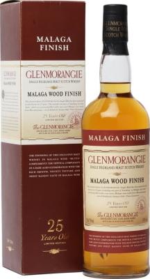 Glenmorangie Malaga Wood Finish Malaga Wood Finish Duty Free 43% 750ml