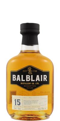 Balblair 15yo Ex Bourbon Spanish oak butts 46% 700ml