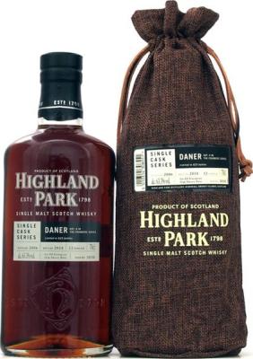 Highland Park 2006 Single Cask Series Sherry Butt #3030 Daner Edition 4 63.3% 700ml