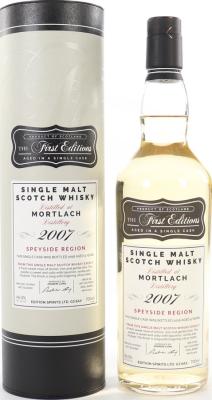 Mortlach 2007 ED The 1st Editions Refill Barrel HL 13119 46% 700ml