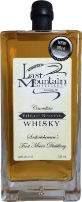 Last Mountain Canadian Whisky Ex-Bourbon 40% 750ml