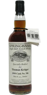 Springbank 1999 Private Bottling Sherry Cask #386 Thomas Krueger 57.5% 700ml