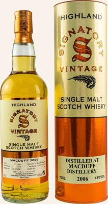 Macduff 2006 SV Vintage Collection Bourbon barrels 102375 & 102376 43% 700ml