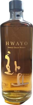 Hwayo Single Grain Whisky Distillery Bottling Fut de chene Americain 40% 500ml