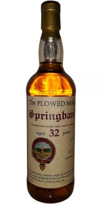 Springbank 1967 MM Proud to be plowed 1967/175 The Plowed Society 45.8% 750ml