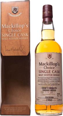 Coleburn 1980 McC Single Cask Cask Strength 24yo #1261 62.9% 700ml