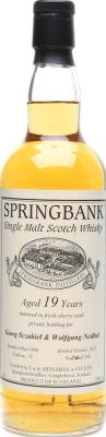 Springbank 1996 Private Bottling Fresh Sherry Cask #75 Georg Sczakiel & Wolfgang Nedbal 54% 700ml