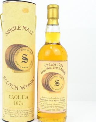 Caol Ila 1974 SV Vintage Collection 17yo Oak Casks 12436 39 43% 700ml