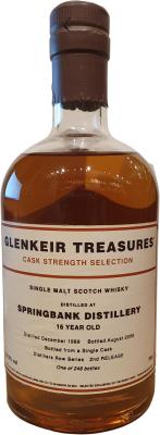 Springbank 1989 TWS Glenkeir Treasures Cask Strength Selection 52.2% 700ml