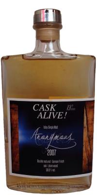 Anonymous 2007 wnm Cask Alive oak & German plum wood Finish 58% 500ml