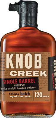 Knob Creek 9yo Single Barrel Reserve Charred New American Oak Ledger's Liquors 60% 750ml