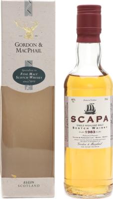 Scapa 1983 GM Taverna Degli Artisti S.r.L. Rimini 40% 350ml