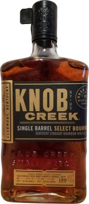 Knob Creek 2011 Single Barrel Select Bourbon Charred New American Oak Barrel California Food Mart 60% 750ml