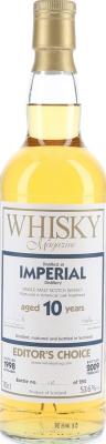 Imperial 1998 DT Whisky Magazine Editor's Choice American Oak Hogshead 53.6% 700ml