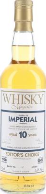 Imperial 1998 DT Whisky Magazine Editor's Choice American Oak Hogshead 53.6% 700ml