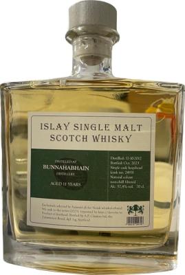 Bunnahabhain 2012 F.dk Moine Refill Hogshead NWF 57.4% 700ml