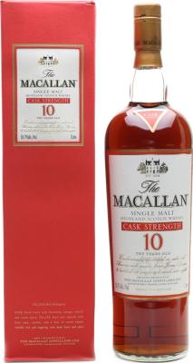 Macallan 10yo Cask Strength 58.7% 1000ml