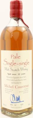 Pale Single-single 12yo MCo Malt Whisky Spanish Sherry Butt 45% 700ml