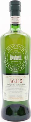 Benrinnes 2003 SMWS 36.115 years's get the party started 13yo 1st Fill Ex-Bourbon Barrel 57% 700ml