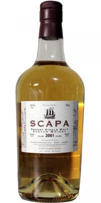 Scapa 2001 GM Single Cask 1st Fill Bourbon Barrel 1062 LMDW 45% 700ml