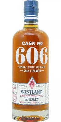 Westland Cask #606 Single Cask Release 57% 750ml