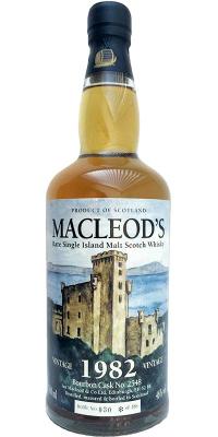 Macleod's 1982 IM Vintage Rare Single Island Malt Bourbon Cask #2548 46% 700ml