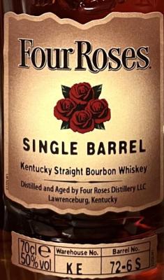Four Roses Single Barrel Barrel 50% 700ml