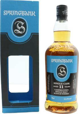 Springbank 11yo Refill Port Hogshead Symposion Sweden 51.6% 700ml