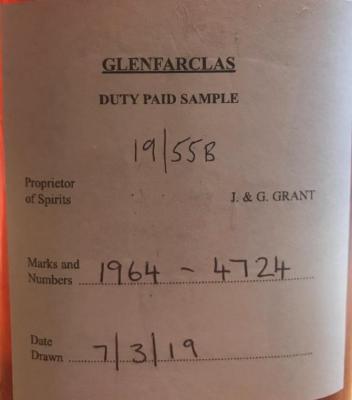 Glenfarclas 1964 #4724 41% 500ml